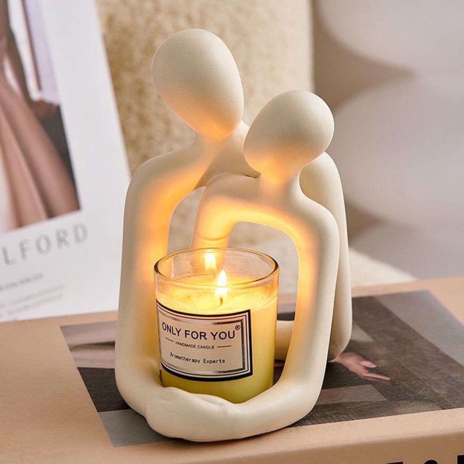 Home Office Bookshelves - Hearttwaring coppia amorevole statua in resina-un