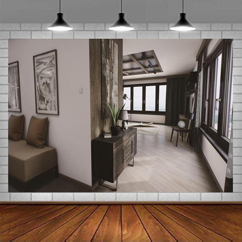 Home Office Zoom Background Free - Sfondo fotografico per ufficio, conferenze Zoom,