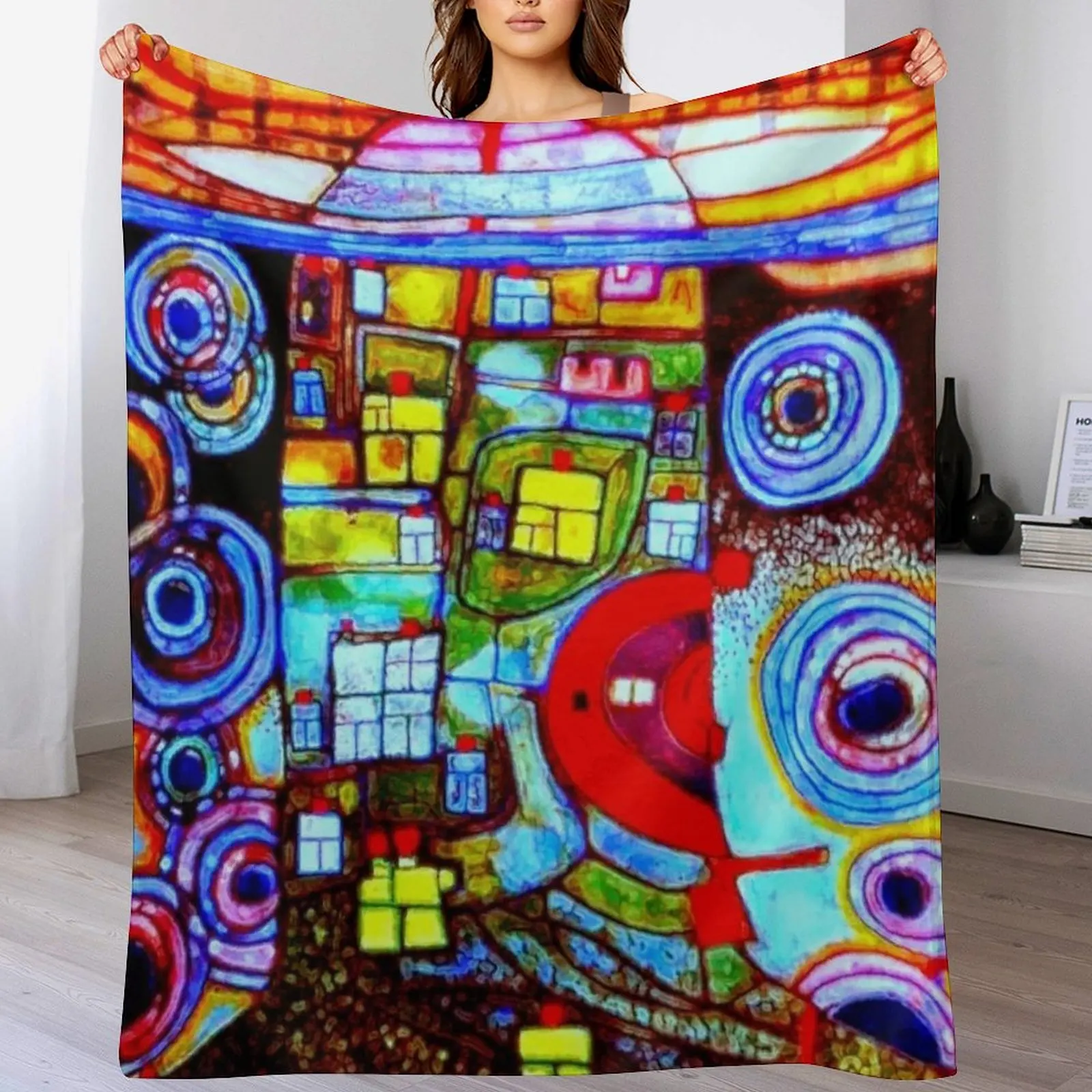 Home Office Qatar Travel - Coperta invernale Qatar 813 neon, calda