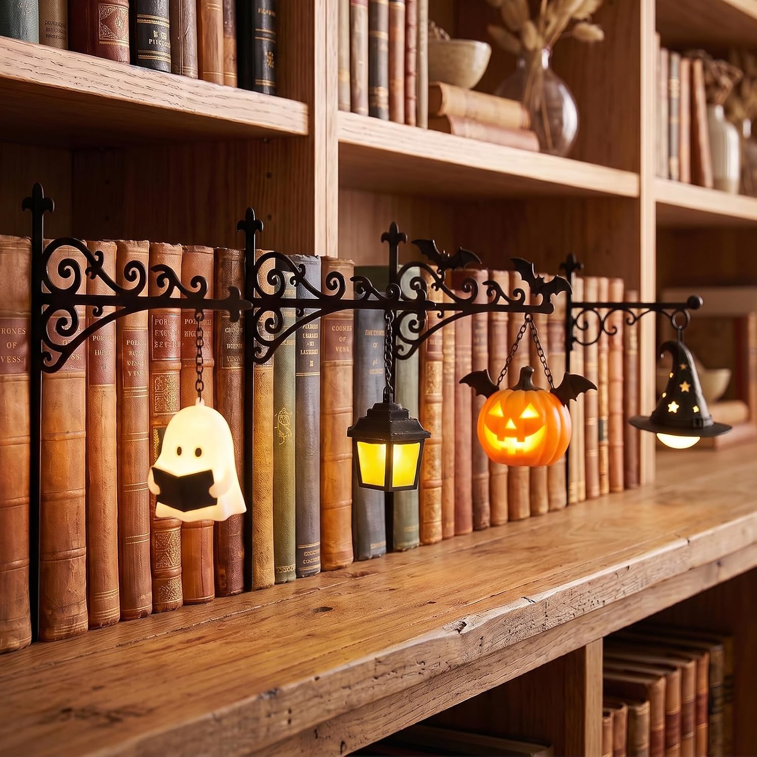 Home Office Bookshelves - Lanterna da Biblioteca - Illuminazione Decorativa