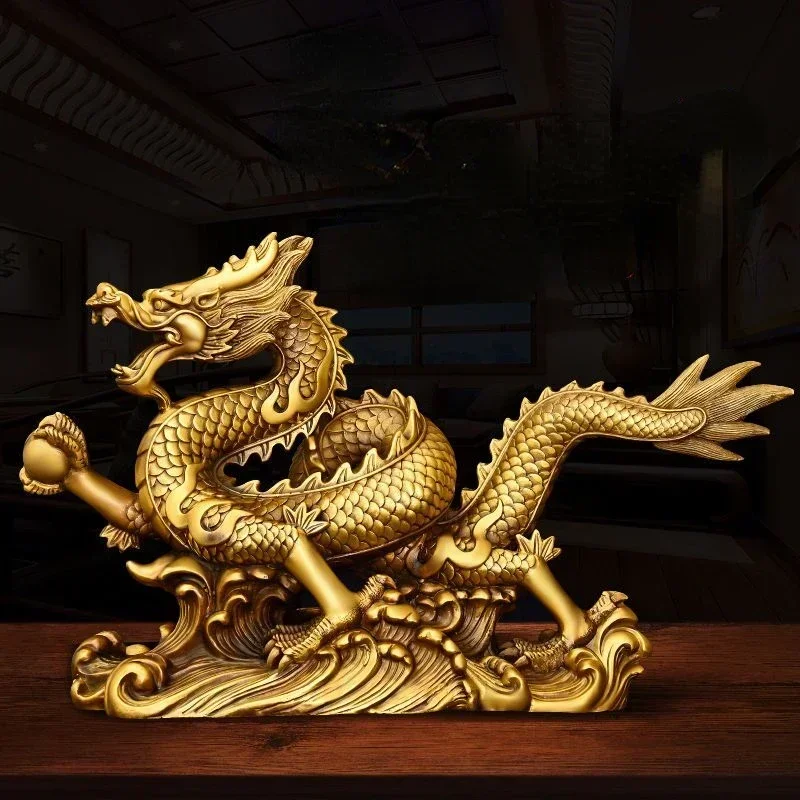 Home Office Feng Shui - Ornamenti Feng Shui Drago di Rame