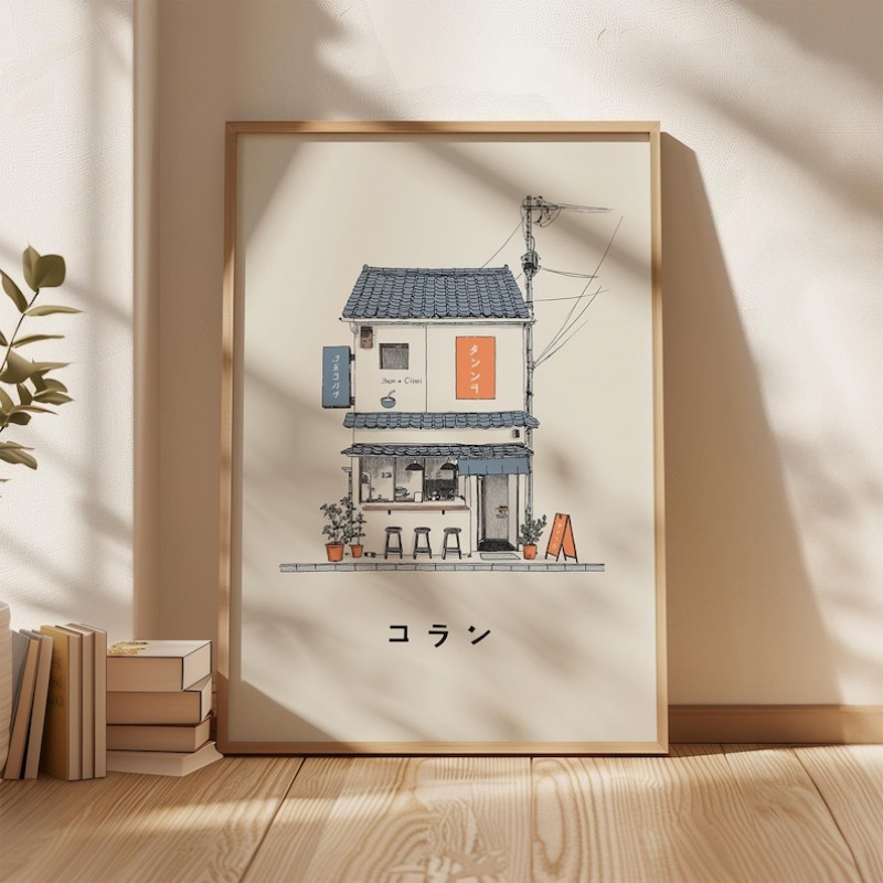 Home Office Youtube - Stampa artistica su tela giapponese per