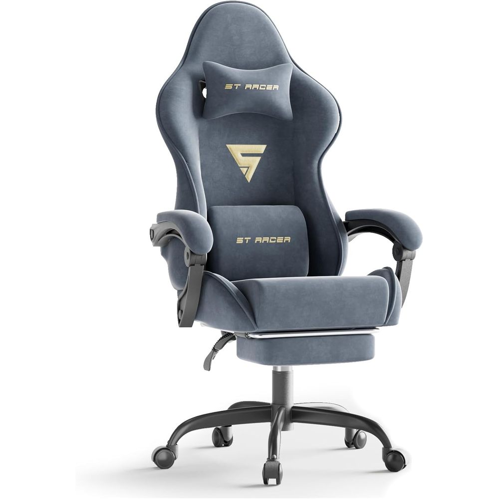 Home Office Ergonomics - Sedia da Gaming Ergonomica con Poggiapiedi