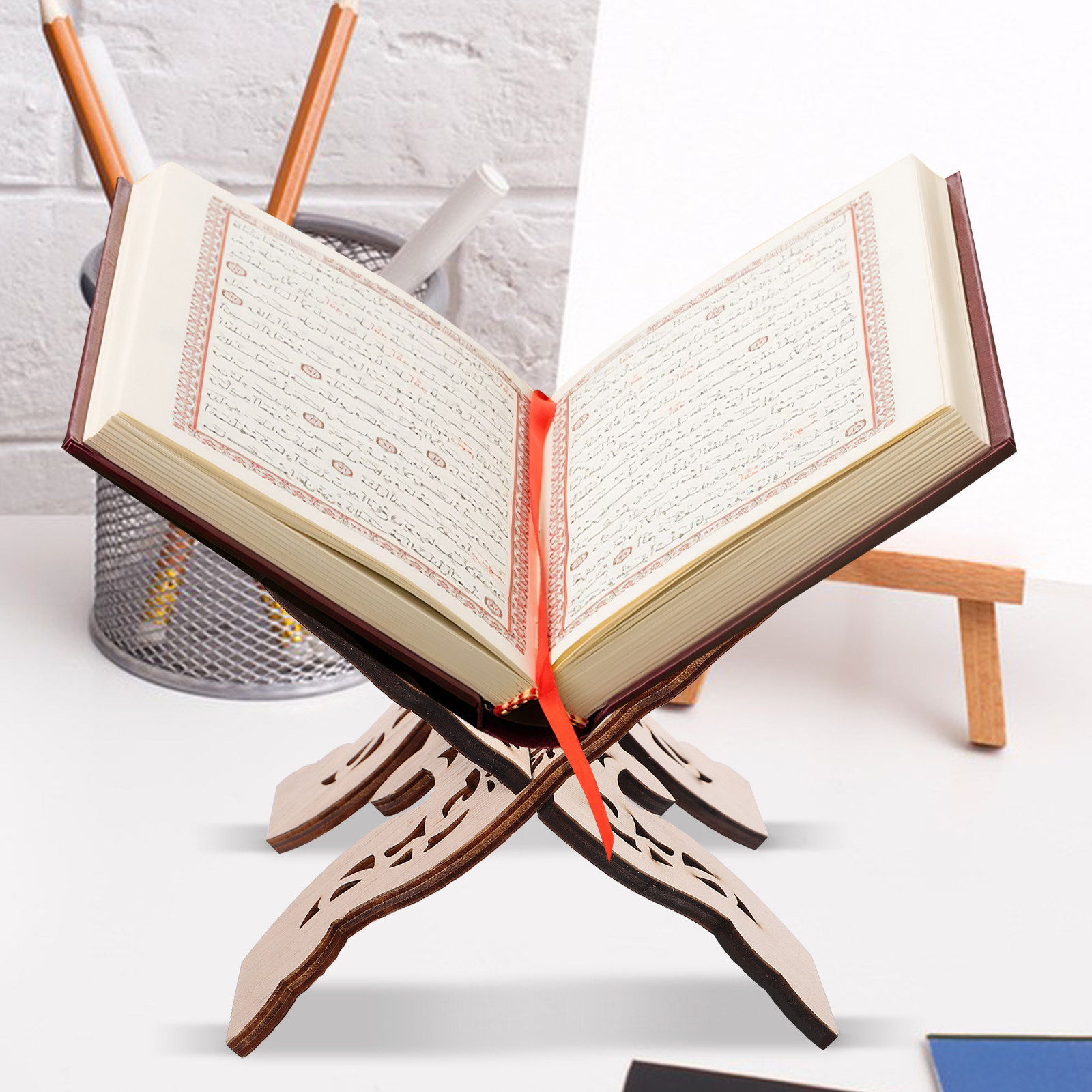 Supporto per Lettura in Legno  - Home Office With Library recensione e prezzo