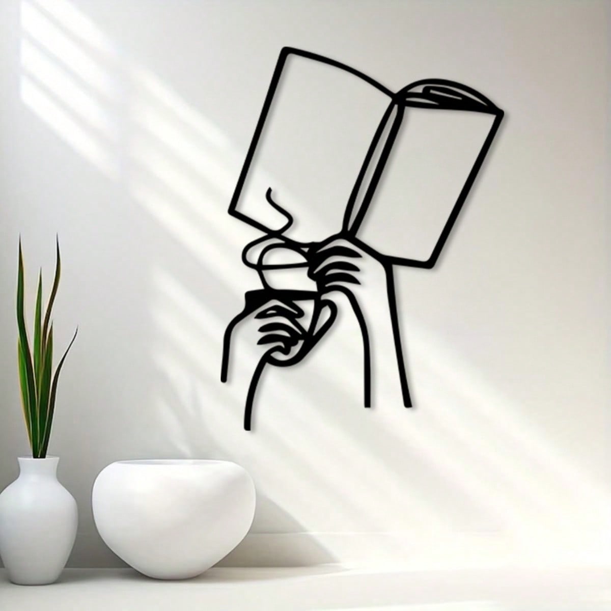 Decorazione da Parete in Ferro - Home Office With Library recensione e prezzo