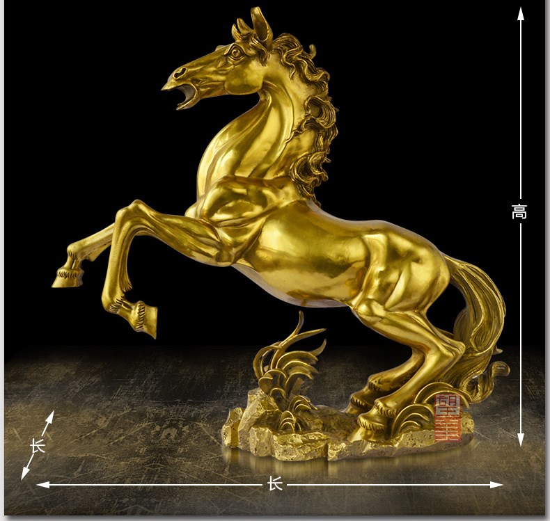 Enorme statua di cavallo in br - Home Office Feng Shui recensione e prezzo