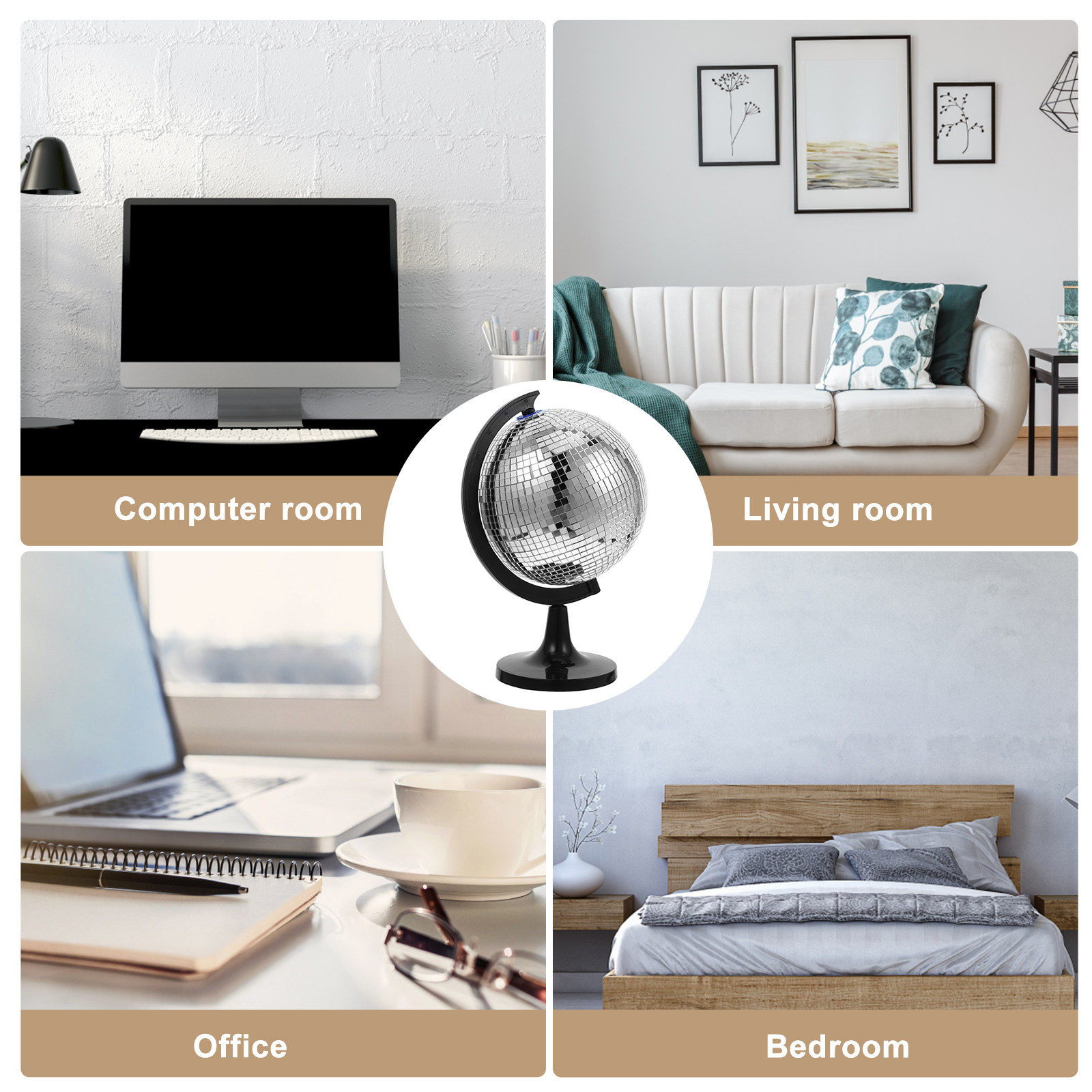 Globo da Discoteca Fantasioso, - Home Office Bookshelves recensione e prezzo