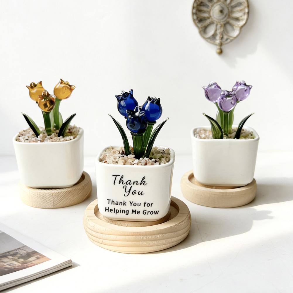Mini Vaso in Vetro con Decoraz - Home Office Bookshelves recensione e prezzo