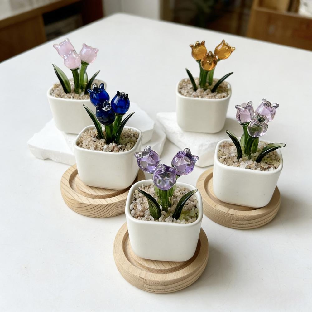 Mini Vaso in Vetro con Decoraz - Home Office Bookshelves recensione e prezzo