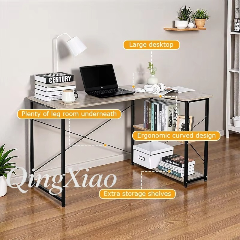 Scrivania ad angolo a forma di - Home Office Bookshelves recensione e prezzo