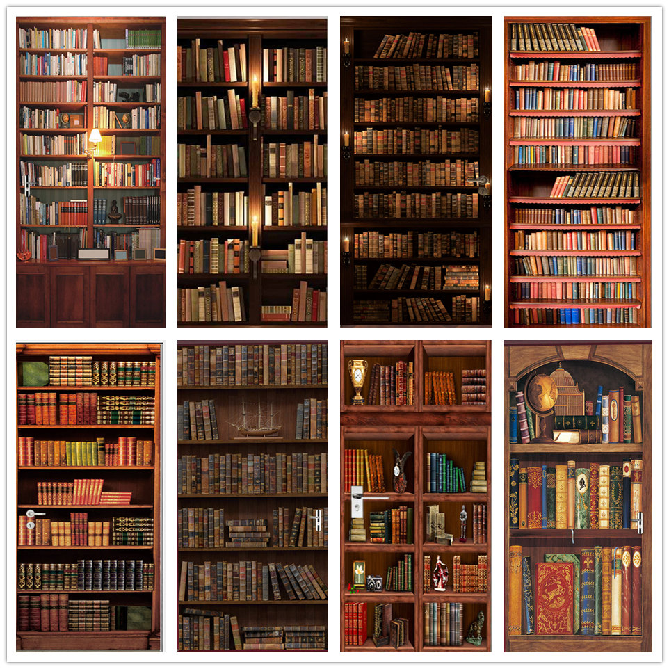 3D Porta Carta Da Parati del P - Home Office Bookshelves recensione e prezzo