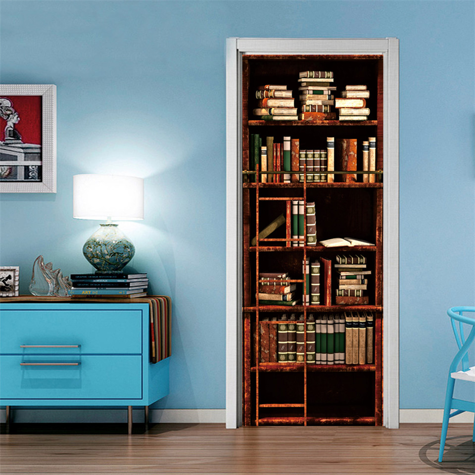 3D Porta Carta Da Parati del P - Home Office Bookshelves recensione e prezzo