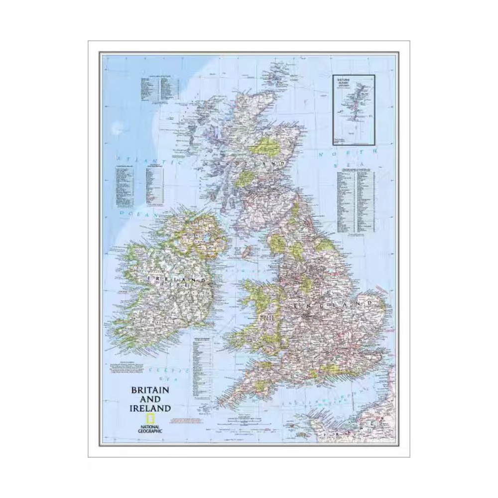 Poster Vintage HD della Mappa  - Home Office With Library recensione e prezzo