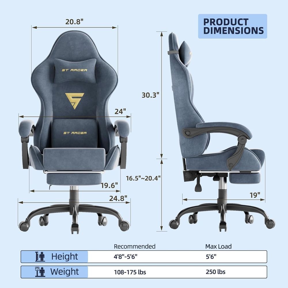 Sedia da Gaming Ergonomica con - Home Office Ergonomics recensione e prezzo