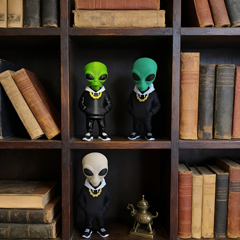 1 Pezzo Figura di Alieno Verde - Home Office Bookshelves recensione e prezzo