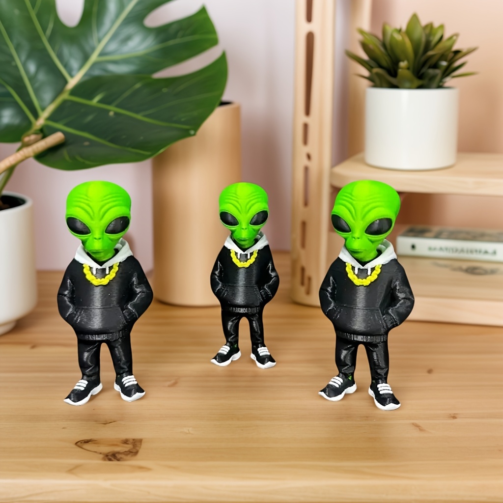 1 Pezzo Figura di Alieno Verde - Home Office Bookshelves recensione e prezzo
