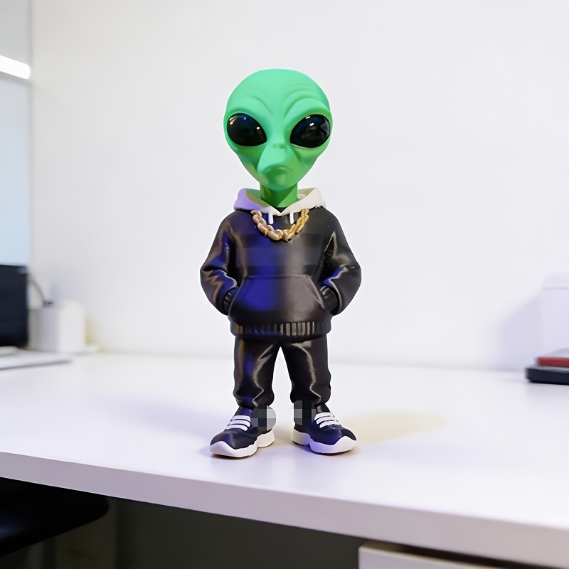 1 Pezzo Figura di Alieno Verde - Home Office Bookshelves recensione e prezzo